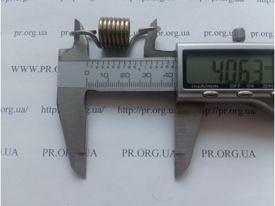 Пружина растяжения 2 х 15 х 40,5 (Артикул: R7486)