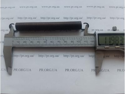 Пружина розтягування 1,6 х 12,7 х 120 (Артикул: R7488)