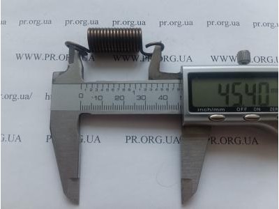 Пружина растяжения 1,5 х 12 х 45,5 (Артикул: R7490)