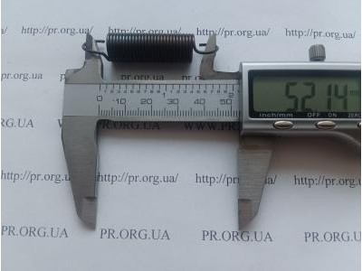 Пружина растяжения 1,2 х 11,5 х 52 (Артикул: R7491)