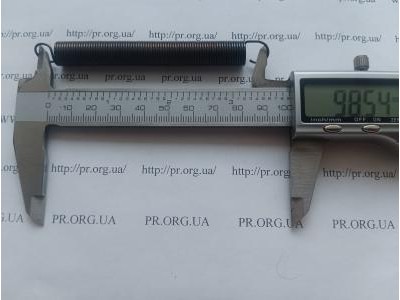 Пружина розтягування 1 х 10,5 х 98 (Артикул: R7492)