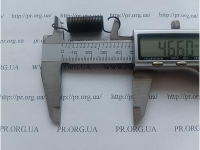 Пружина растяжения 1 х 11 х 46 (Артикул: R7493)