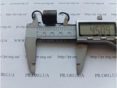 Пружина растяжения 1,6 х 17,3 х 45 (Артикул: R7498)