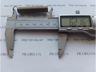 Пружина розтягування 1 х 9,8 х 62 (Артикул: R7504)