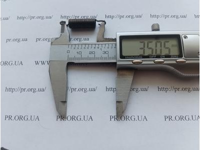 Пружина растяжения 1 х 7,5 х 35 (Артикул: R7506)