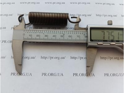 Пружина растяжения 2 х 16,5 х 78 (Артикул: R7510)