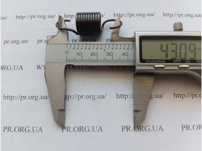 Пружина розтягування 1,6 х 15,5 х 43 (Артикул: R7511)