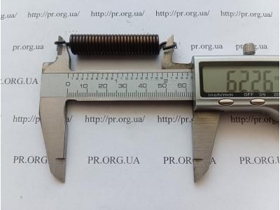 Пружина растяжения 1,6 х 11 х 62,5 (Артикул: R7512)