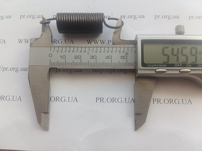 Пружина розтягування 1,5 х 14 х 54,5 (Артикул: R7526)