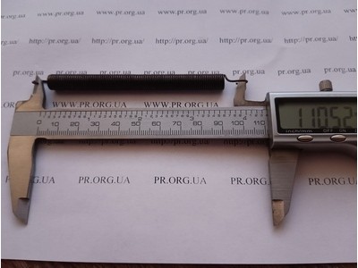 Пружина растяжения 1 х 8,3 х 110,5 (Артикул: R7536)