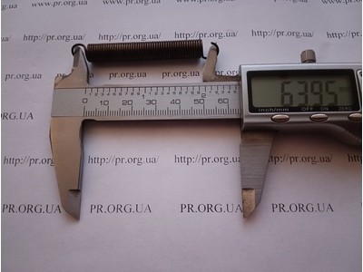 Пружина растяжения 1 х 8,2 х 64 (Артикул: R7538)
