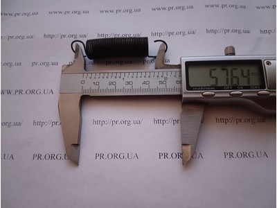 Пружина растяжения 1 х 12,3 х 57,5 (Артикул: R7539)
