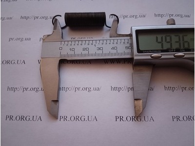 Пружина растяжения 1 х 10,3 х 49 (Артикул: R7540)