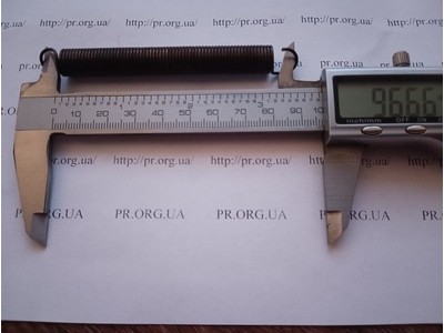 Пружина растяжения 1,2 х 10,5 х 96,5 (Артикул: R7541)