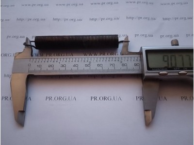 Пружина растяжения 1,2 х 12 х 90,5 (Артикул: R7542)