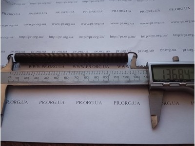 Пружина растяжения 1,3 х 10,6 х 137 (Артикул: R7544)