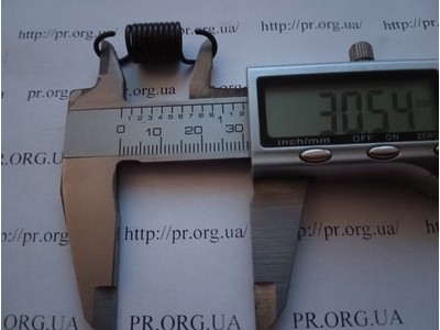 Пружина растяжения 1,4 х 10,5 х 30,5 (Артикул: R7547)