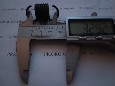 Пружина розтягування 2 х 18,5 х 33 (Артикул: R7550)