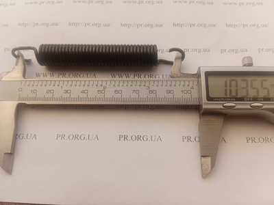 Пружина розтягування 2 х 13,8 х 103,5 (Артикул: R7551)
