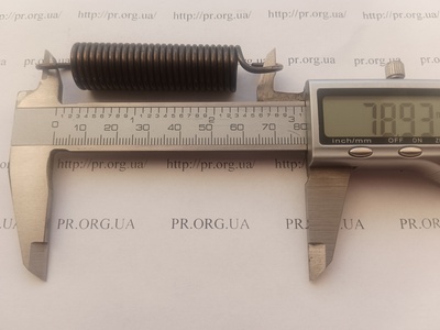Пружина растяжения 2 х 15,8 х 79 (Артикул: R7552)