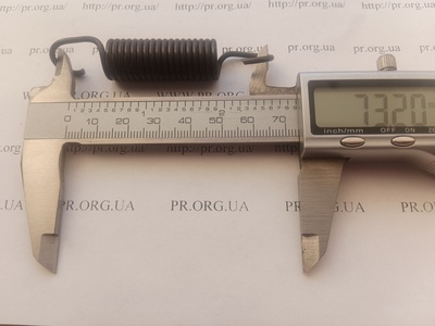 Пружина розтягування 2 х 14 х 73 (Артикул: R7553)