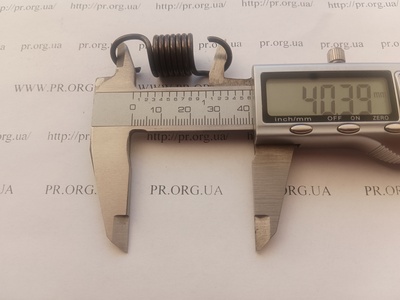Пружина растяжения 2 х 15,4 х 40,5 (Артикул: R7555)