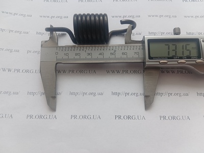 Пружина розтягування 3,5 х 26 х 73 (Артикул: R7573)
