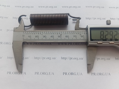 Пружина растяжения 2 х 16,5 х 83 (Артикул: R7575)
