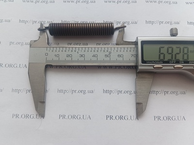 Пружина растяжения 1,6 х 10,5 х 69 (Артикул: R7578)