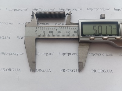 Пружина растяжения 1 х 8 х 50 (Артикул: R7583)