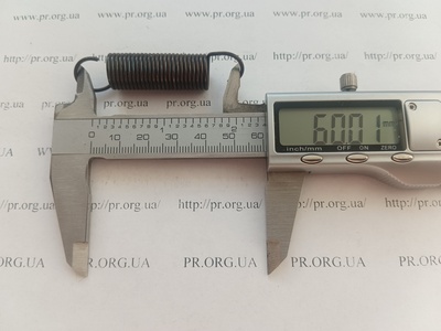 Пружина растяжения 1,4 х 13,3 х 60 (Артикул: R7587)