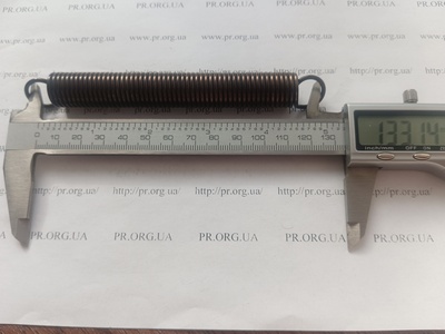 Пружина растяжения 2 х 16 х 133 (Артикул: R7593)