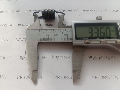 Пружина растяжения 1,5 х 11,5 х 34 (Артикул: R7596)