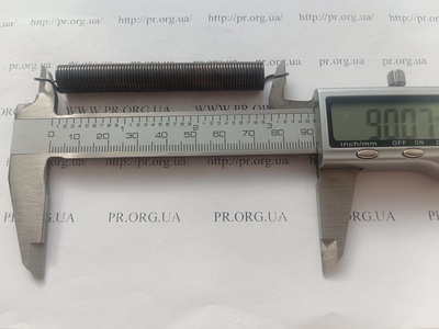 Пружина розтягування 1 х 10,4 х 90 (Артикул: R7599)