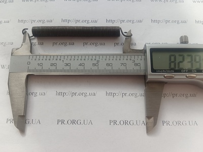 Пружина растяжения 1 х 8 х 82 (Артикул: R7600)