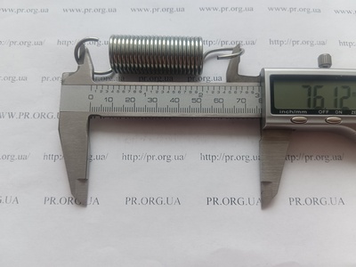 Пружина растяжения 1,8 х 18 х 76 (Артикул: R7606)