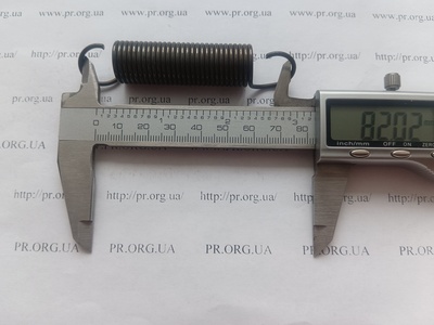 Пружина растяжения 1,8 х 16,5 х 82 (Артикул: R7610)