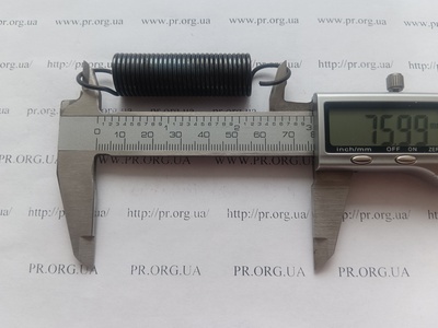 Пружина растяжения 1,6 х 15,8 х 76 (Артикул: R7611)