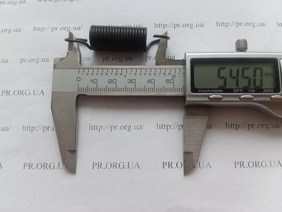 Пружина розтягування 1,5 х 13,5 х 54,5 (Артикул: R7617)