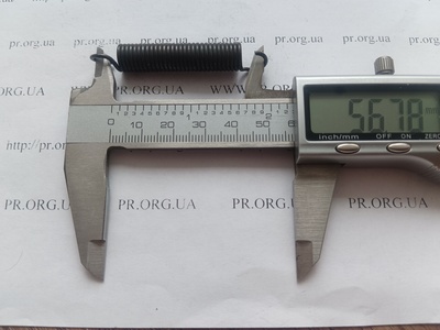 Пружина растяжения 1,3 х 9,5 х 57 (Артикул: R7618)