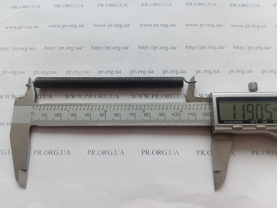 Пружина розтягування 1,2 х 8 х 119 (Артикул: R7619)