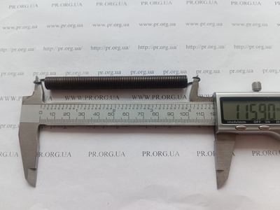 Пружина розтягування 1,2 х 9,4 х 116 (Артикул: R7620)