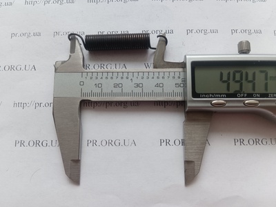 Пружина растяжения 1 х 8,2 х 49,5 (Артикул: R7626)