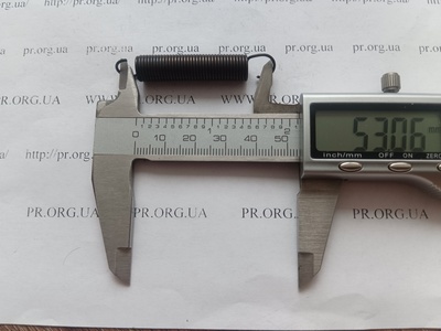 Пружина растяжения 1 х 9 х 53 (Артикул: R7627)