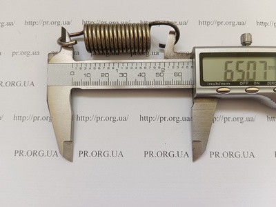Пружина розтягування 2,2 х 16,5 х 65 (Артикул: R7631)