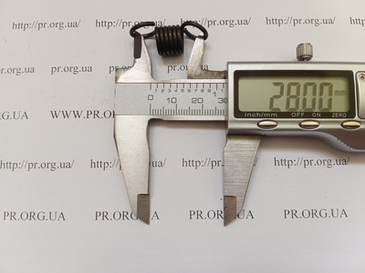 Пружина растяжения 1,6 х 11,5 х 28 (Артикул: R7637)