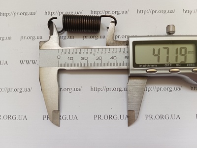 Пружина розтягування 1,4 х 12 х 47 (Артикул: R7639)