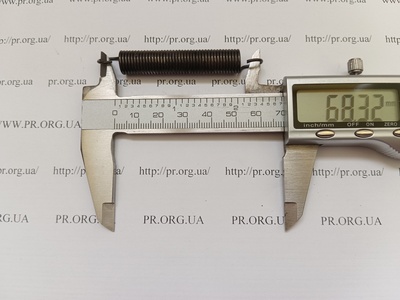 Пружина растяжения 1,2 х 10 х 68 (Артикул: R7640)