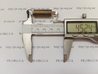Пружина растяжения 1,2 х 10,4 х 45 (Артикул: R7641)