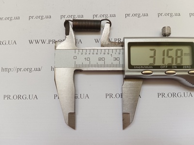 Пружина растяжения 1 х 8 х 31,5 (Артикул: R7645)